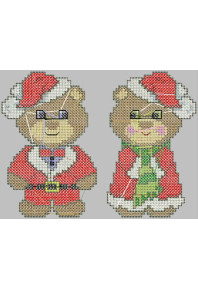 Cst019 - Christmas bears in costume